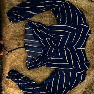 NWOT Free People XS Long sleeve crop top